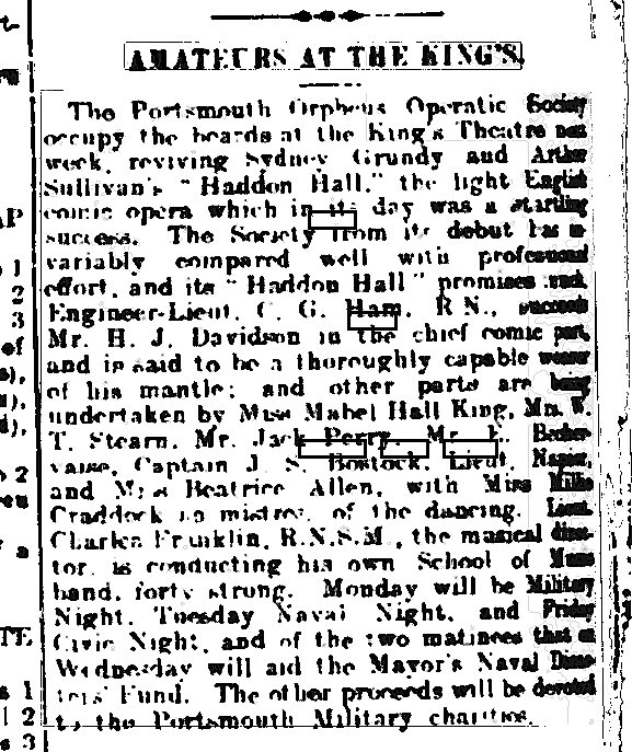 Saturday 16 May 1908